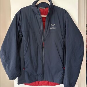 Arc'teryx Navy Jacket with Red Interior